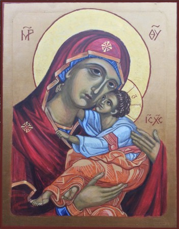Eleousa–Ömhetens Gudsmoder (22 x 28 cm)