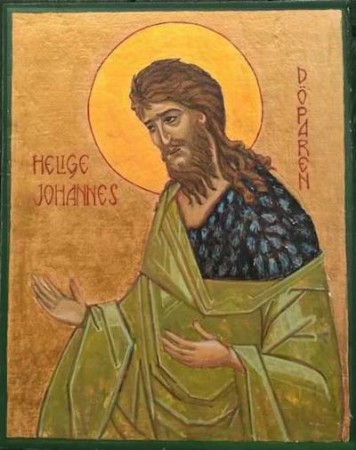 Helige Johannes döparen (13 x 17 cm.)